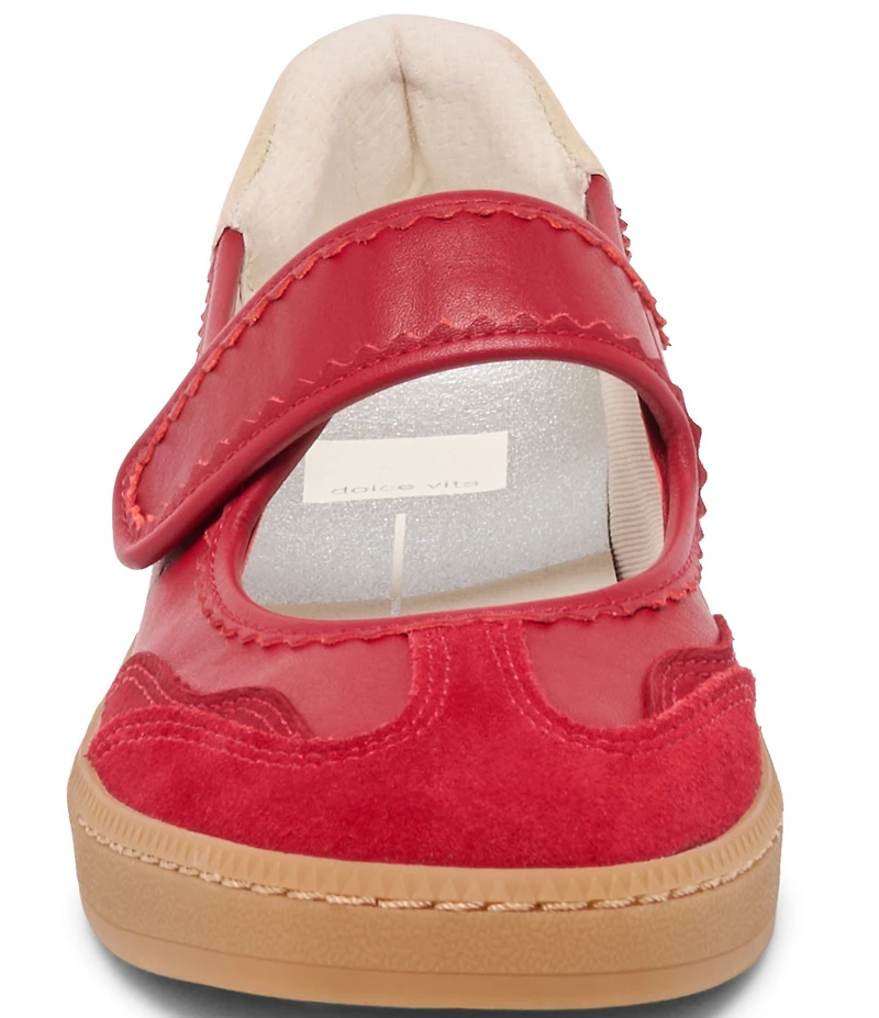 Dolce Vita Nanet Leather Suede Mary Jane Sneakers
