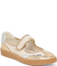 Dolce Vita Nanet Metallic Leather Mary Jane Sneakers