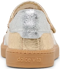 Dolce Vita Nanet Metallic Leather Mary Jane Sneakers