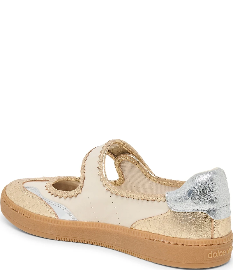 Dolce Vita Nanet Metallic Leather Mary Jane Sneakers