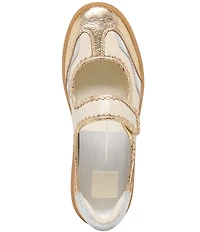 Dolce Vita Nanet Metallic Leather Mary Jane Sneakers