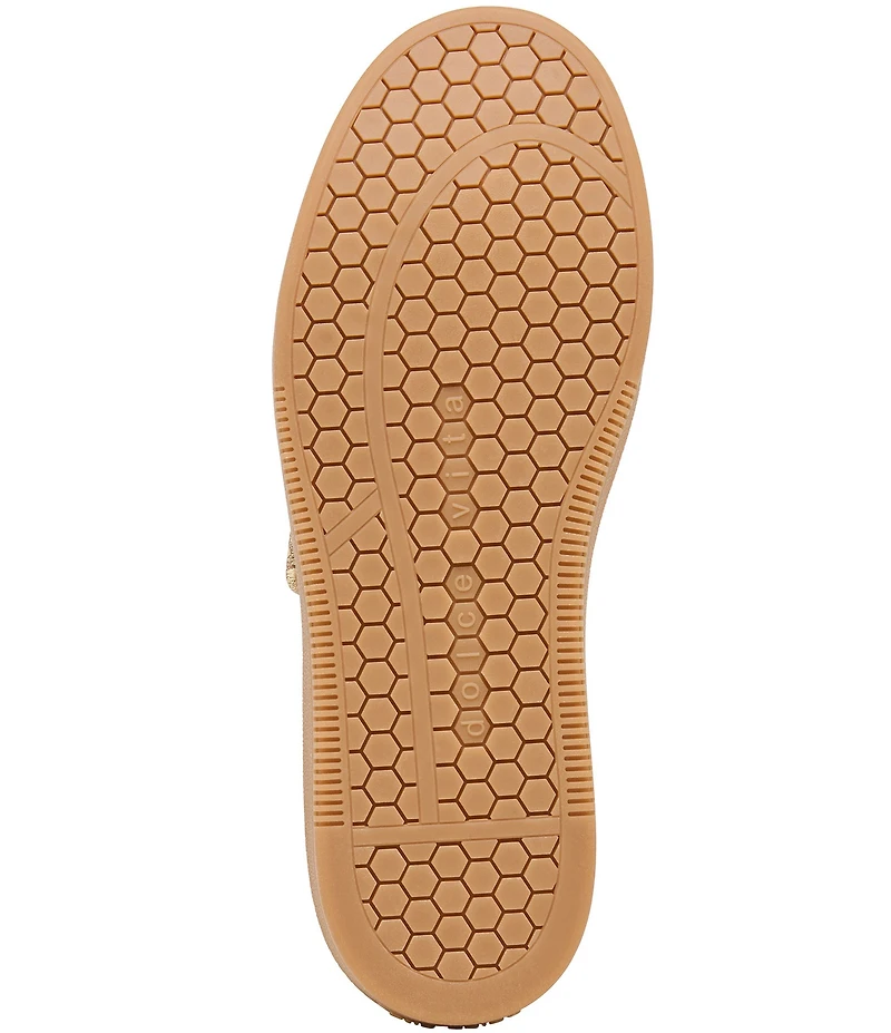 Dolce Vita Nanet Metallic Leather Mary Jane Sneakers