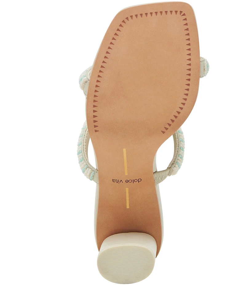 Dolce Vita Nolah Beaded Dress Slide Sandals