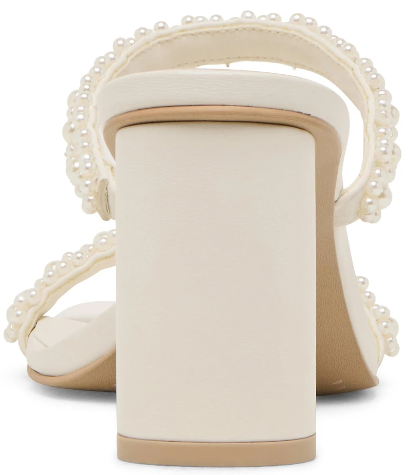 Dolce Vita Nolah Pearl Strap Dress Slide Sandals