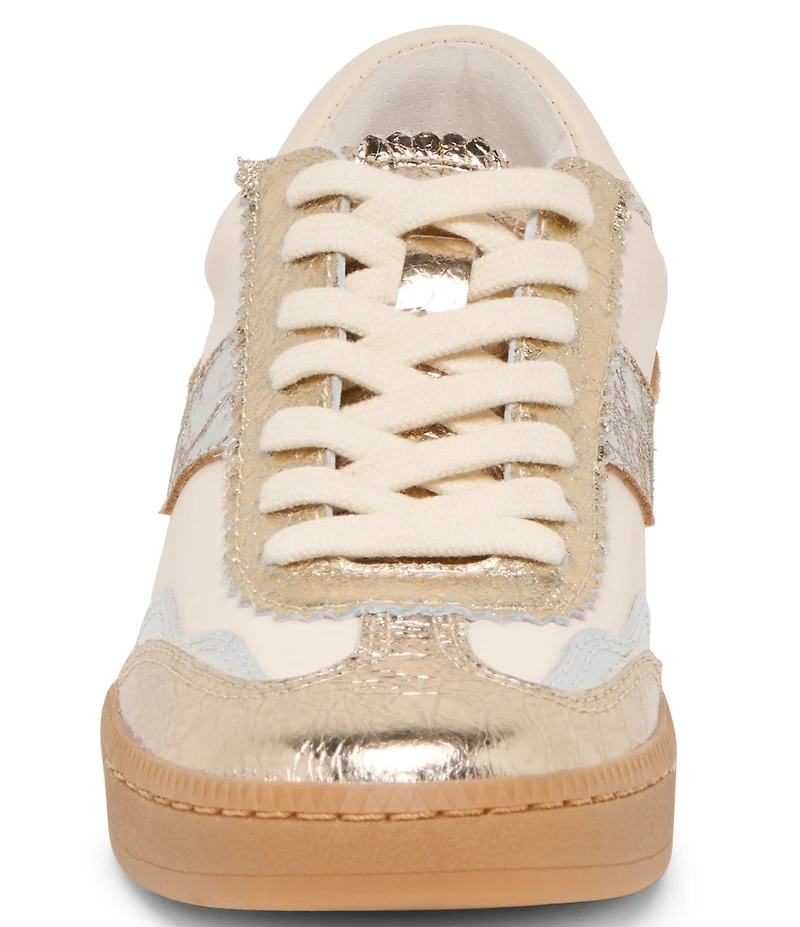 Dolce Vita Notice Metallic Leather Retro Sneakers