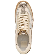 Dolce Vita Notice Metallic Leather Retro Sneakers