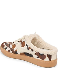 Dolce Vita Notice Slide Plush Cow Hair Retro Slip On Sneakers