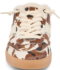 Dolce Vita Notice Slide Plush Cow Hair Retro Slip On Sneakers