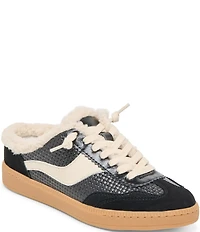 Dolce Vita Notice Slide Woven Plush Retro Slip On Sneakers
