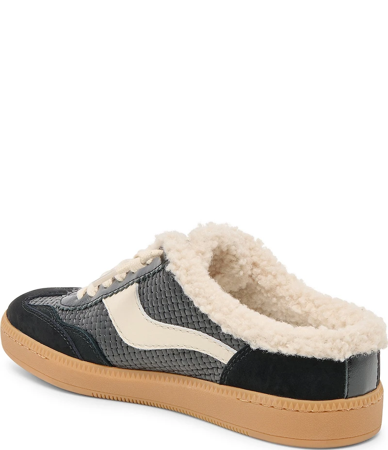 Dolce Vita Notice Slide Woven Plush Retro Slip On Sneakers