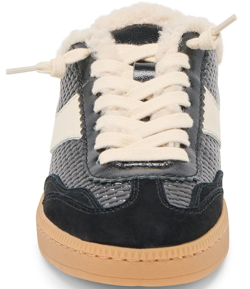 Dolce Vita Notice Slide Woven Plush Retro Slip On Sneakers