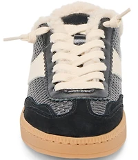 Dolce Vita Notice Slide Woven Plush Retro Slip On Sneakers