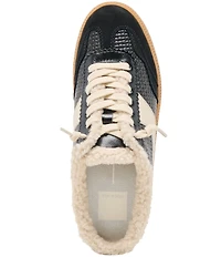 Dolce Vita Notice Slide Woven Plush Retro Slip On Sneakers