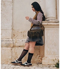 Dolce Vita Notice Slide Woven Plush Retro Slip On Sneakers