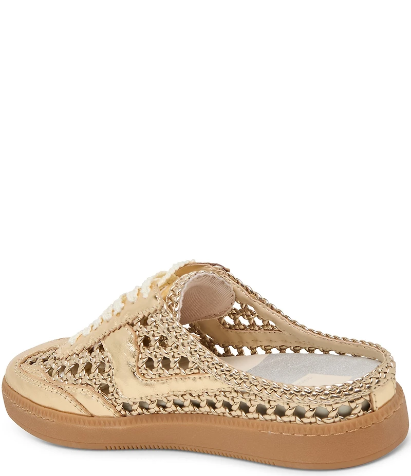 Dolce Vita Notice Metallic Woven Detail Retro Slip On Sneakers