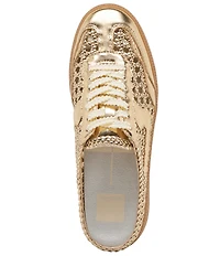Dolce Vita Notice Metallic Woven Detail Retro Slip On Sneakers