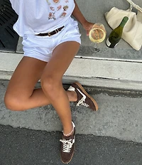 Dolce Vita Notice Suede Leather Retro Sneakers