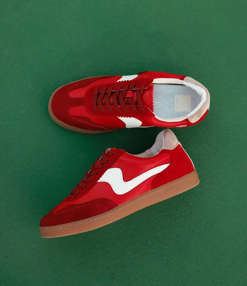 Dolce Vita Notice Suede Leather Retro Sneakers