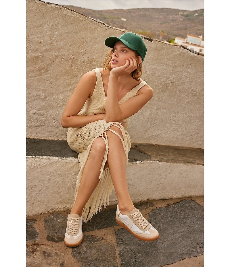 Dolce Vita Notice Suede Leather Retro Sneakers