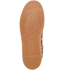 Dolce Vita Notice Stitch Leopard Print Calf Hair Retro Sneakers