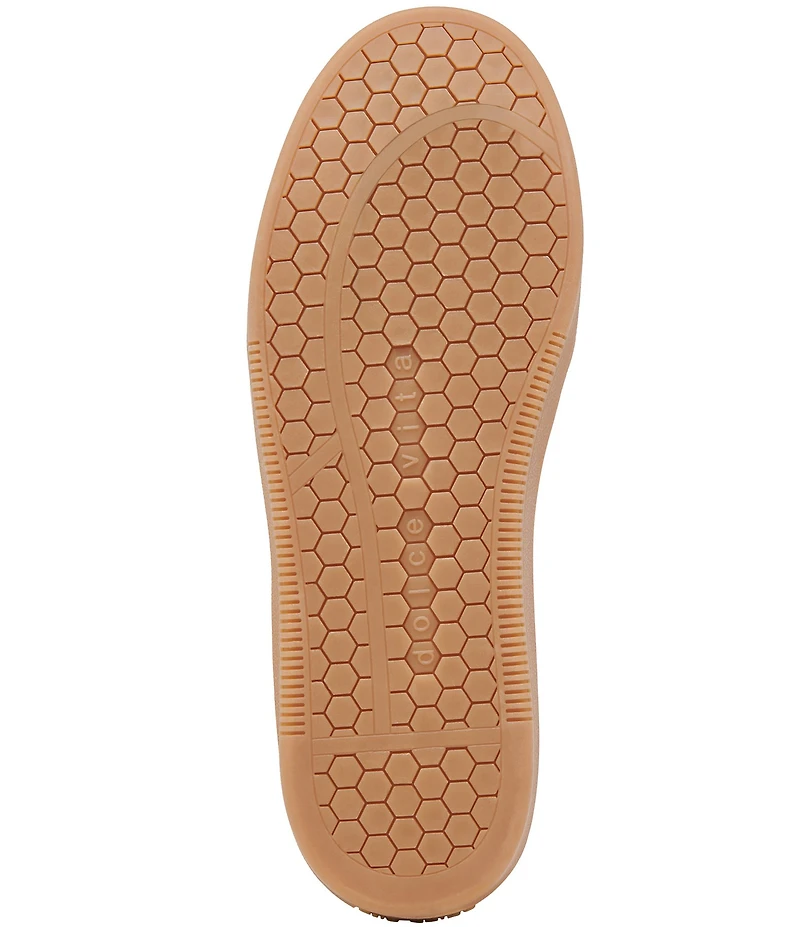 Dolce Vita Nyomie Leather Ankle Wrap Sneakers