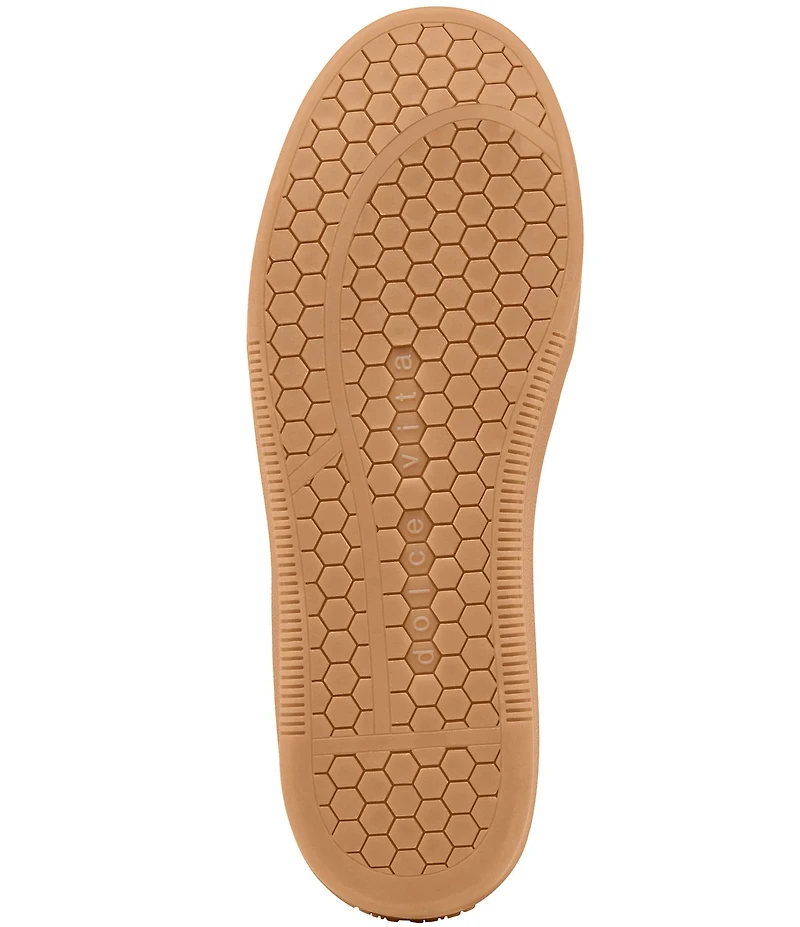 Dolce Vita Nyomie Leather Ankle Wrap Sneakers