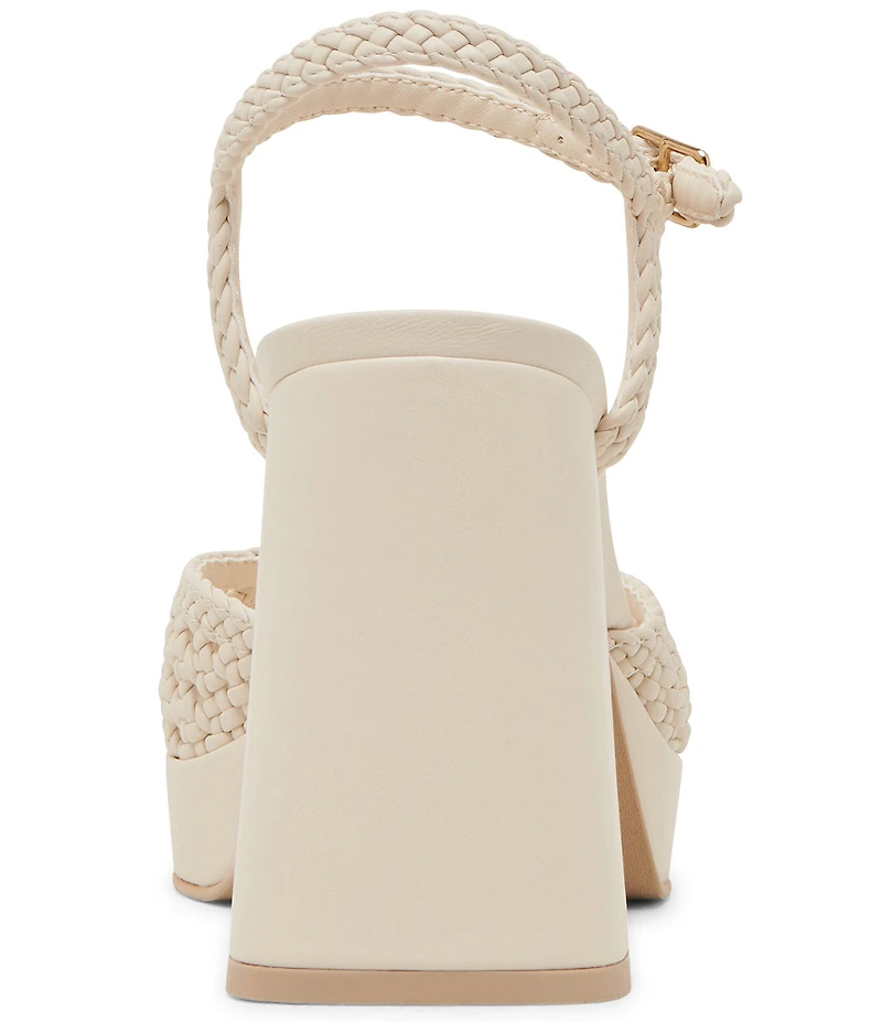 Dolce Vita Peyten Woven Ankle Strap Platform Dress Sandals