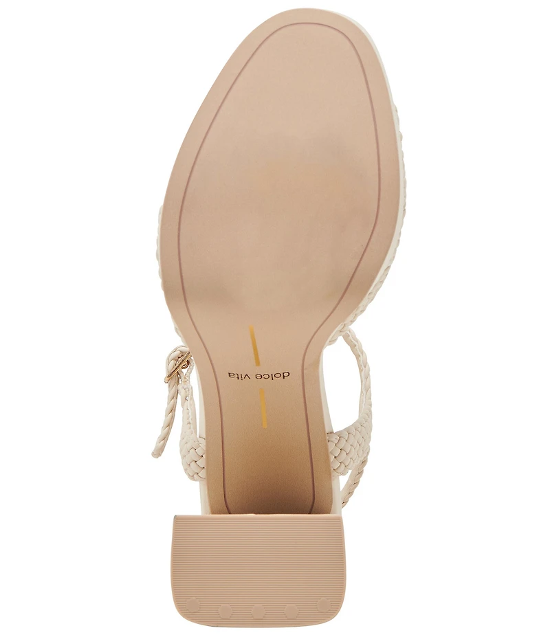 Dolce Vita Peyten Woven Ankle Strap Platform Dress Sandals