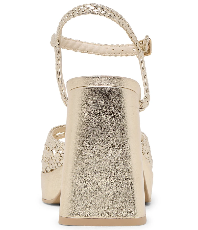 Dolce Vita Peyten Woven Ankle Strap Platform Dress Sandals