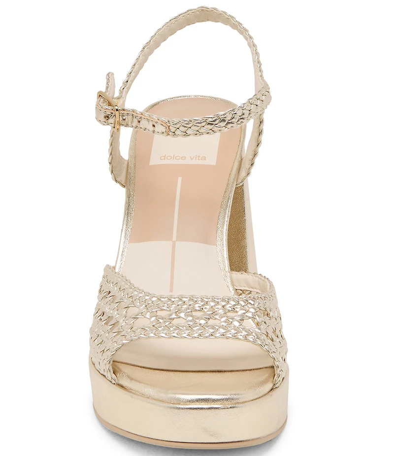 Dolce Vita Peyten Woven Ankle Strap Platform Dress Sandals