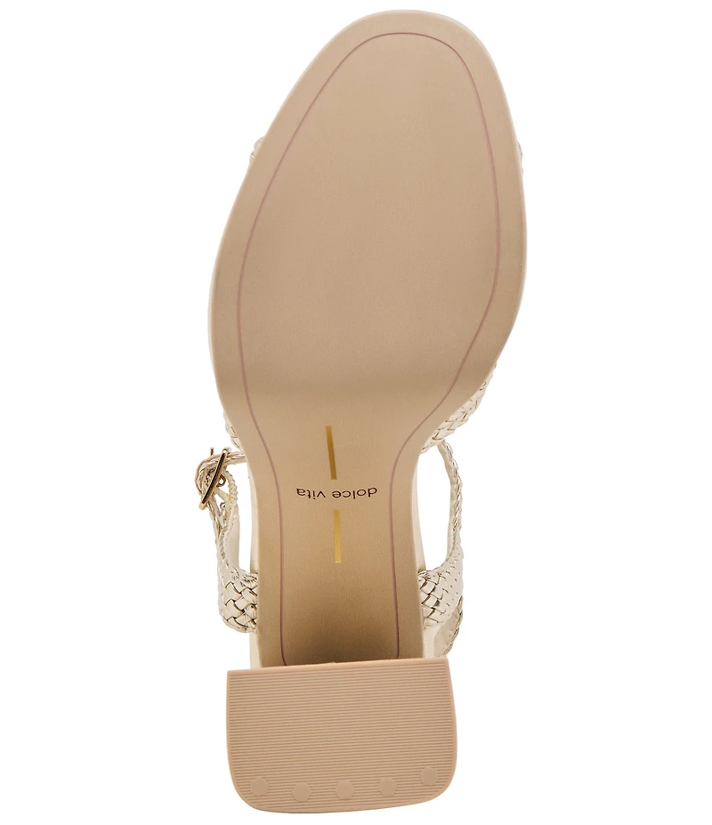Dolce Vita Peyten Woven Ankle Strap Platform Dress Sandals