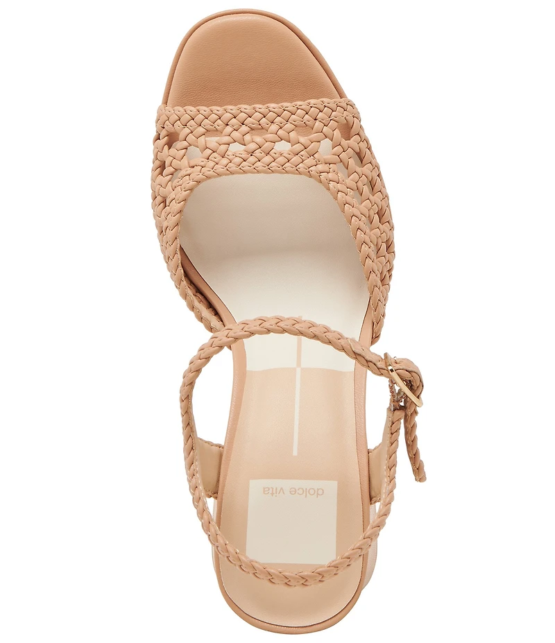 Dolce Vita Peyten Woven Ankle Strap Platform Dress Sandals