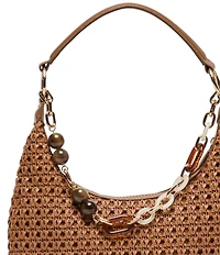 Dolce Vita Poppie Woven Chain Charm Shoulder Bag
