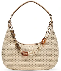 Dolce Vita Poppie Woven Chain Charm Shoulder Bag