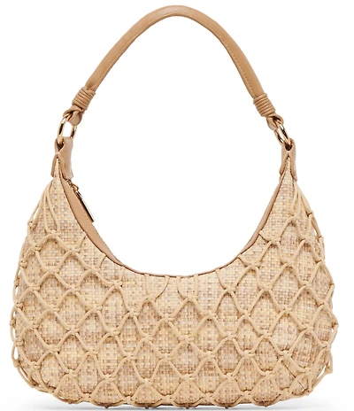 Dolce Vita Positano Raffia Net Shoulder Bag