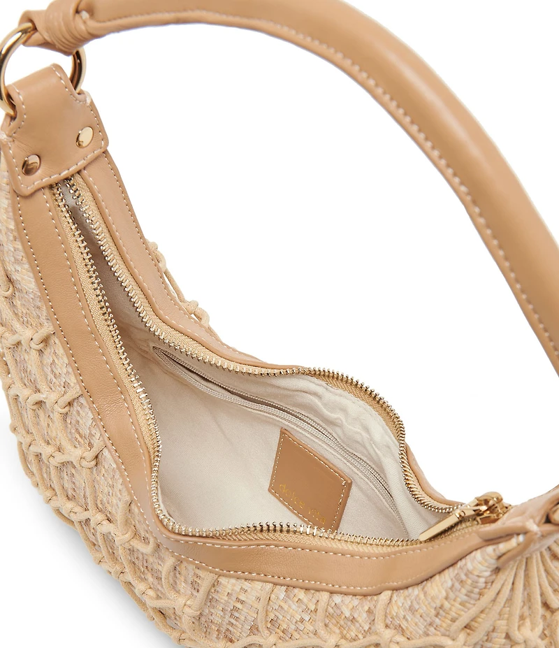 Dolce Vita Positano Raffia Net Shoulder Bag