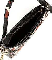 Dolce Vita Pryah Calf Hair Cow Print Shoulder Bag