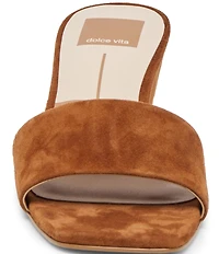 Dolce Vita Qaily Suede Slide Wedge Dress Sandals