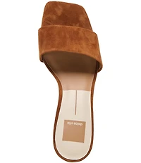 Dolce Vita Qaily Suede Slide Wedge Dress Sandals