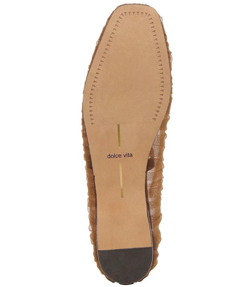 Dolce Vita Raeven Tulle Mary Jane Bow Ballet Flats