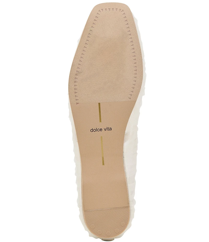 Dolce Vita Raeven Tulle Mary Jane Bow Ballet Flats