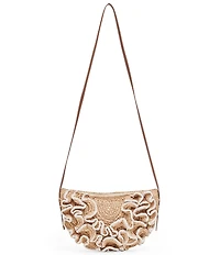 Dolce Vita Raffia Crossbody Bag