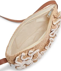 Dolce Vita Raffia Crossbody Bag
