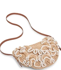 Dolce Vita Raffia Crossbody Bag