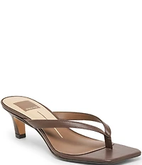Dolce Vita Ramia Leather Thong Dress Sandals