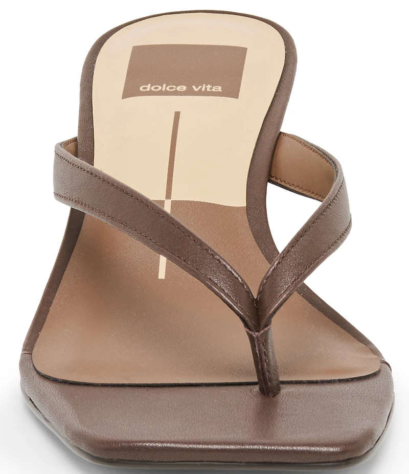 Dolce Vita Ramia Leather Thong Dress Sandals
