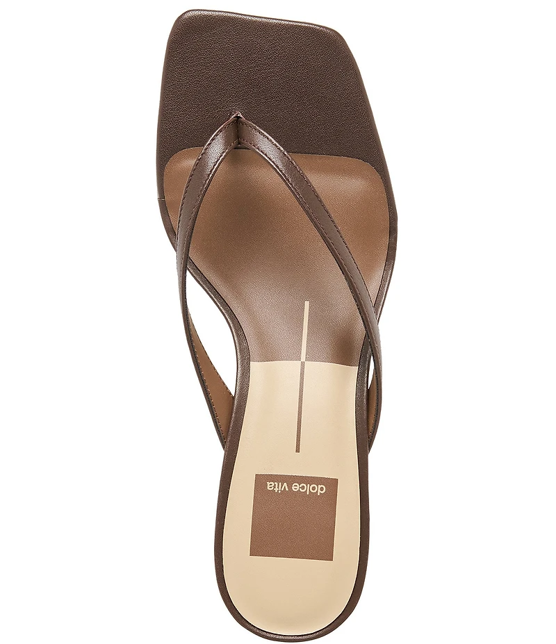 Dolce Vita Ramia Leather Thong Dress Sandals
