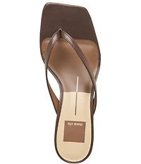 Dolce Vita Ramia Leather Thong Dress Sandals
