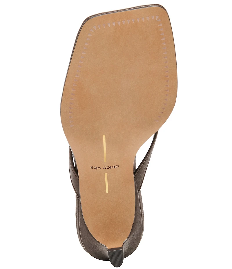 Dolce Vita Ramia Leather Thong Dress Sandals