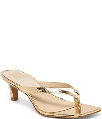 Dolce Vita Ramia Leather Thong Dress Sandals